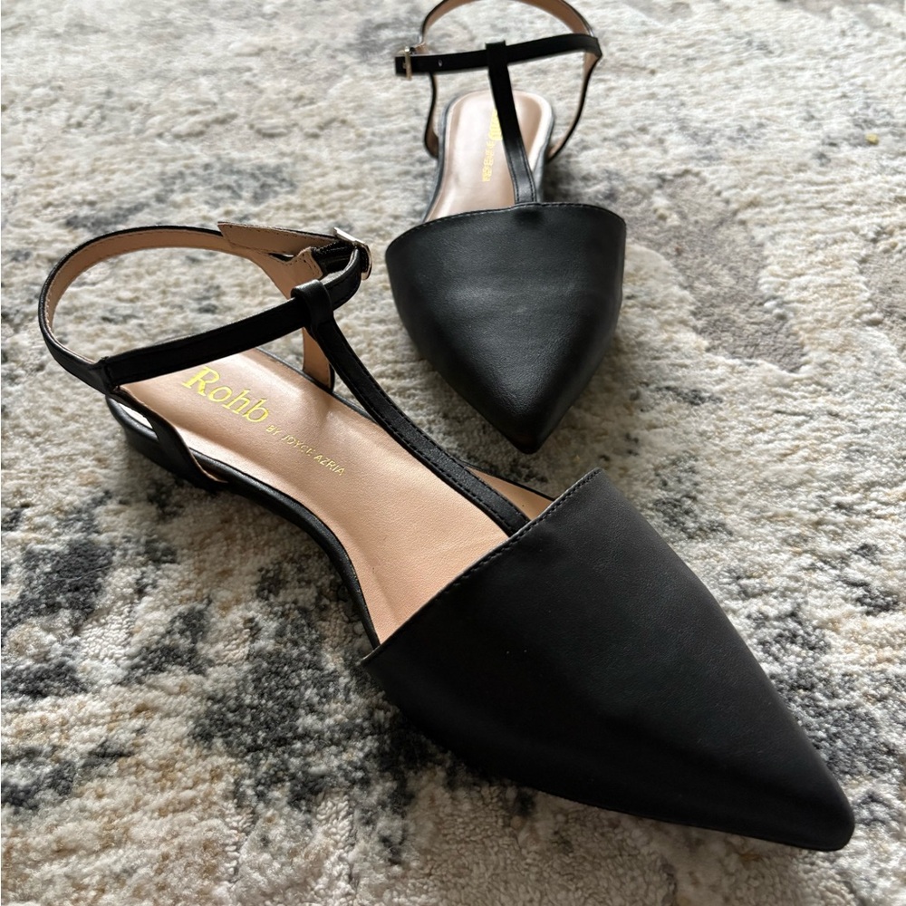 NEW Rohb By Joyce Azria Black Dress Sandals
